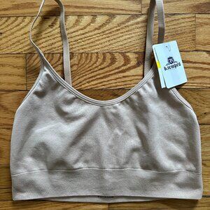 SOLD NWT Wacoal b.tempt'd Comfort Intended Bralette - Medium, Au Natural Color